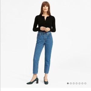 Like new Everlane high rise straight jean